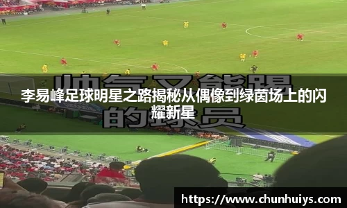 李易峰足球明星之路揭秘从偶像到绿茵场上的闪耀新星